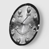 INDUSTRIELLE SMILE Wall Clock Große Wanduhr (Winkel)