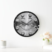 INDUSTRIELLE SMILE Wall Clock Große Wanduhr (Zuhause)