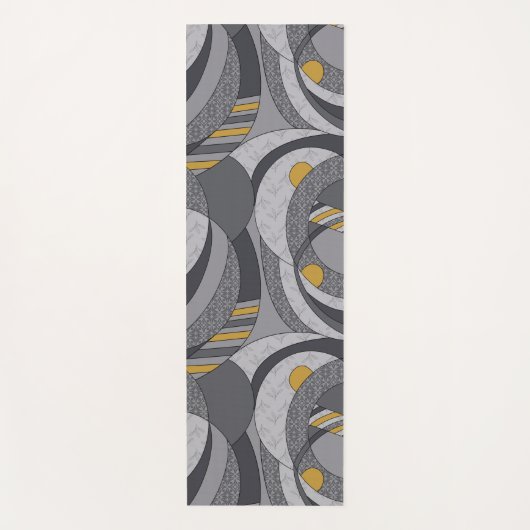 Industrielle Spiralen - Abstrakte, grunge-Inspirie Yogamatte (Vorderseite)