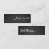 Industrielle Stahlmetallphysiker-Visitenkarte Mini Visitenkarte (Vorne/Hinten)