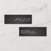 Industrielle Stahlmetalltrainer-Visitenkarte Mini Visitenkarte (Vorne/Hinten)