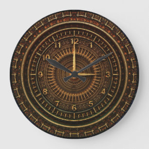 Industrielle steampunk Uhr