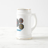 Industrielle Strömungskunst Bierglas (VorderseiteRechts)