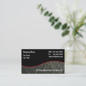 Industrielle Visitenkarten Visitenkarte (Stehend Vorderseite)