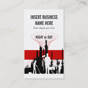 Industrielle Wartung des Reinigungs-Services Visitenkarte