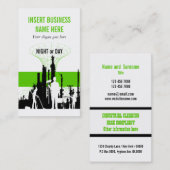 Industrielle Wartung des Reinigungs-Services Visitenkarte (Vorne/Hinten)