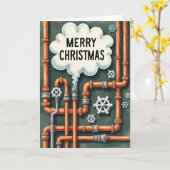 Industrielle Weihnachtskarte Karte (Gelbe Blume)