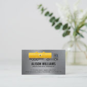 Industrieller Flüssigtransporter | Sattelschlepper Visitenkarte (Stehend Vorderseite)