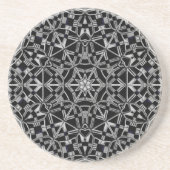 Industrieller Mandala-Sandstein- Untersetzer (Vorne)