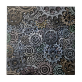 Industrieller Metallgang-Entwurf Fliese