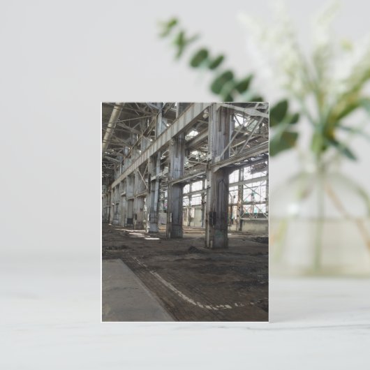 Industrieller Raum Postkarte (Stehend Vorderseite)