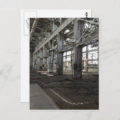 Industrieller Raum Postkarte (Vorne/Hinten)