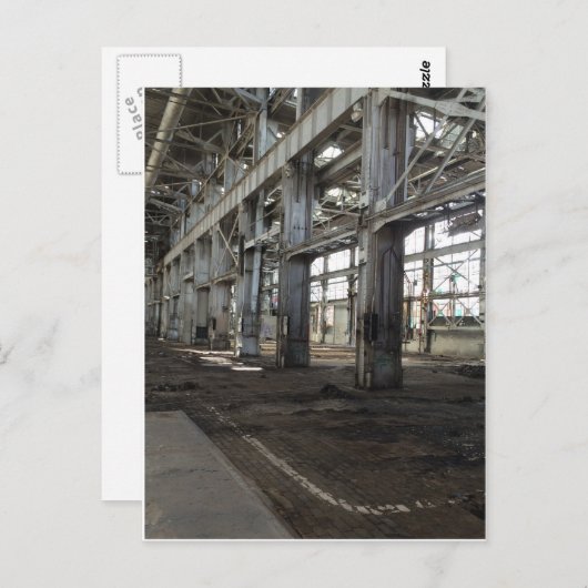 Industrieller Raum Postkarte (Vorne/Hinten)