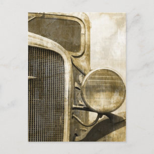 Industrieller Western Land Rustenfarm Alter LKW Postkarte