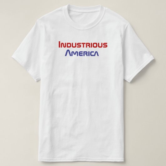 Industrielles Amerika T-Shirt (Design vorne)