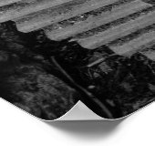 Industrielles Foto - Drehstromgetriebe Poster (Ecke)