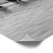 Industrielles Foto - Eisenbahnbrücke Poster (Ecke)