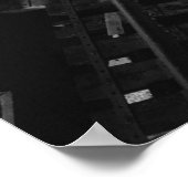 Industrielles Foto - Eisenbahnbrücken Poster (Ecke)