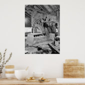 Industrielles Foto - Sägewerk Poster (Küche)