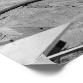 Industrielles Foto - Sägewerk Poster (Ecke)