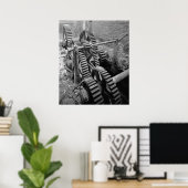 Industrielles Foto - Schleppnetze für den Seeverke Poster (Heimbüro)