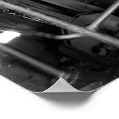 Industrielles Foto - Zahnradbahn Gold Dredge Poster (Ecke)