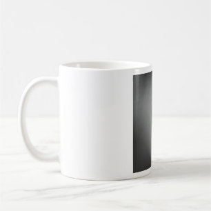 Industrielles Grunge-Ausrufezeichen-Symbol Kaffeetasse