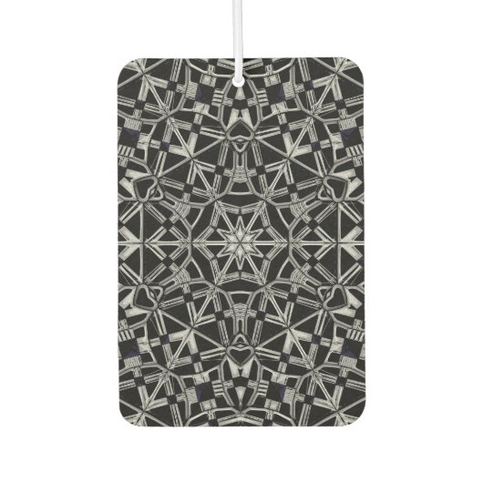 Industrielles Mandala Autolufterfrischer (Vorderseite)
