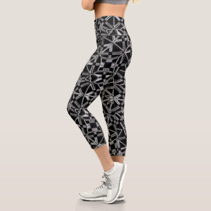 Industrielles Mandala Capri Leggings