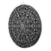Industrielles Mandala Dartscheibe (Vorderseite rechts)