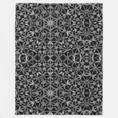 Industrielles Mandala Fleecedecke (Vorderseite)