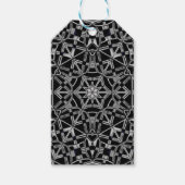 Industrielles Mandala-Geschenk-Tag Geschenkanhänger (Vorderseite)