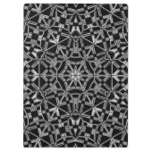 Industrielles Mandala Klemmbrett (Rückseite)