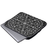 Industrielles Mandala Laptopschutzhülle (Vorne Knopf)