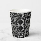 Industrielles Mandala Pappbecher (Rückseite)