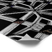 Industrielles Mandala Poster (Ecke)