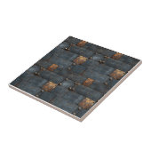 Industrielles Metall Rustikal Fliese (Seite)