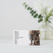 Industrielles Rad Visitenkarte (Stehend Vorderseite)