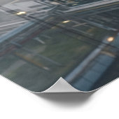 Industrielles Storchennest Poster (Ecke)