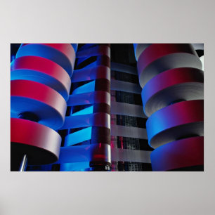 Industrielles Verpackmaschinedetail Poster