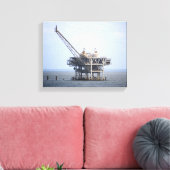 Industrieschwalbe in der Farbe des Golfs 11x14 Leinwanddruck (Insitu (Wohnzimmer))