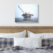 Industrieschwalbe in der Farbe des Golfs 11x14 Leinwanddruck (Insitu (Schlafzimmer))