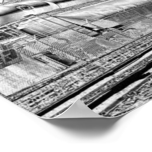 Industriestrecken Poster (Ecke)