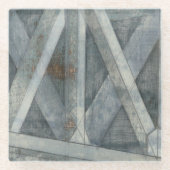 Industriestruktur | Brücke Glasuntersetzer (Vorderseite)