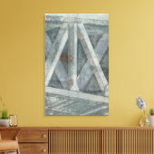 Industriestruktur | Brücke Leinwanddruck (Insitu (Wohnzimmer))