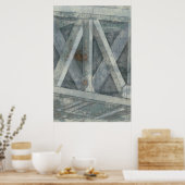 Industriestruktur | Brücke Poster (Küche)