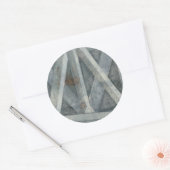 Industriestruktur | Brücke Runder Aufkleber (Umschlag)