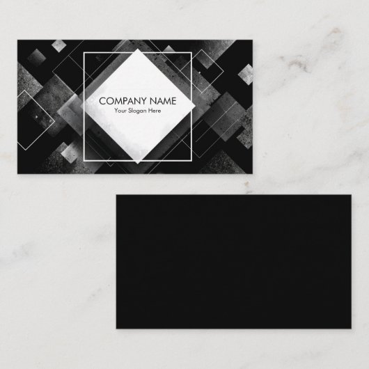 Industrietechnik-Diamant Visitenkarte (Vorne/Hinten)