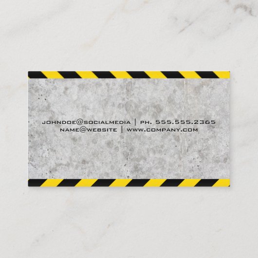 Industrietreibstoff | Visitenkarte des zugelassene (Rückseite)