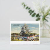 Indy 500 Vintag Postkarte (Stehend Vorderseite)